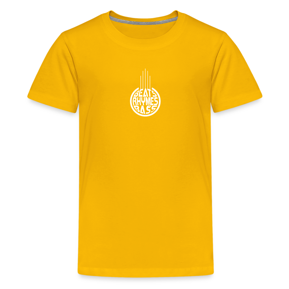 BRB Girls Premium T-Shirt - sun yellow