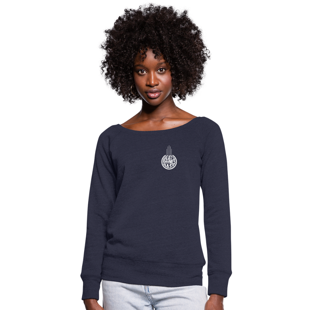 BRB Women's Wideneck Sweatshirt - melange navy