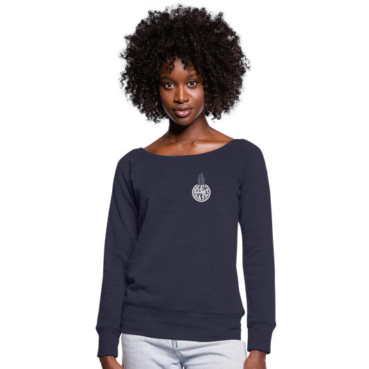 BRB Women's Wideneck Sweatshirt - melange navy